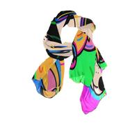 Nexawaveo Sciarpa da donna leggera Happy Lobster Jump Fashion Pashmina scialli alla moda, Neon Dog Swag, 90x180(CM)