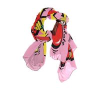 Nexawaveo Sciarpa da donna leggera lucida rosa San Valentino Decor moda pashmina scialli alla moda, Dolce Lettera d'Amore-2, 90x180（CM）