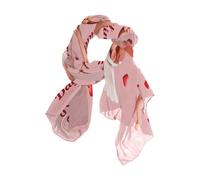 Nexawaveo Sciarpa da donna leggera lucida rosa San Valentino Decor moda pashmina scialli alla moda, Opere d'arte di coppia di rose scintillanti, 90x180（CM）