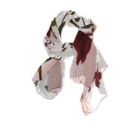 Nexawaveo Sciarpa da donna leggera lucida rosa San Valentino Decor moda pashmina scialli alla moda, Silhouette Cupido Rosa, 90x180（CM）