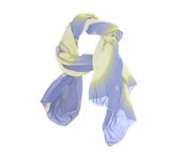 Nexawaveo Sciarpa da donna leggera per vacanze gatti guida moda pashmina scialli alla moda, Acquerello Luna Notte, 90x180（CM）