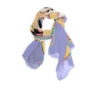 Nexawaveo Sciarpa da donna leggera stilizzata donna arte moda pashmina scialli alla moda, Stella sorpresa viola, 90x180（CM）