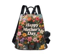 Nexawaveo Zaino antifurto da donna, alla moda, da viaggio, borsa a tracolla, Celebrazione della festa della mamma della corona