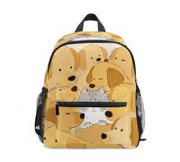 Nexawaveo Zaino per bambini in età prescolare con etichetta per il nome, per ragazzi e ragazze, Gatto tra i cani, Medium, Zaini Daypack