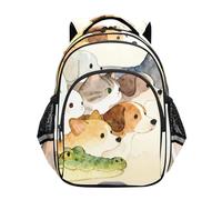 Nexawaveo Zaino per bambini per ragazzi ragazze zaino scuola per scuola elementare prescolare leggero bookbag, Fila Animali Pastello, Small, Zaini da viaggio