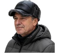 Nexbrill Cappello antivento per papà da uomo foderato in pile caldo | Fodera in pile spesso, calore estremo, protezione dal freddo, per una sensazione interna morbida, essenziale per l'inverno
