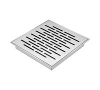 Nexbrill Copertura invisibile in acciaio inossidabile, piastra di drenaggio resistente con superficie antiscivolo per strade e piazze comunali, 300 x 300 x 20 mm (300 x 300 x 20 x 2)