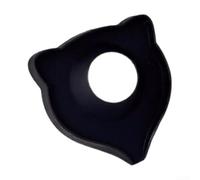 Nexbrill Grazioso rubinetto a forma di orecchie di gatto per paraspruzzi: tappetino in silicone per lavelli da cucina e bagno, la copertura dell'acqua previene gli schizzi, facile da pulire, 10,9 x