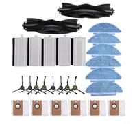 Nexbrill Per Conga 7490 7290 per GENESIS per X-TREME, kit da 17/27 pezzi con spazzola laterale principale, sacchetto per la polvere, accessori di ricambio per una pulizia efficiente della casa (27