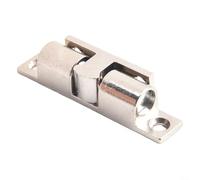 Nexbrill Perline paracolpi in lega di zinco con magneti a molla per cucina, camera da letto, mobili da ufficio, chiusura sicura, 43 mm, 50 mm, 60 mm, 70 mm (argento, 70 mm)