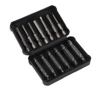 Nexbrill Set di estrattori per viti a doppia testa, 13 pezzi per rimuovere bulloni rotti per fili arrugginiti spogliati, foro profondo per kit di strumenti di accesso, in custodia compatta per
