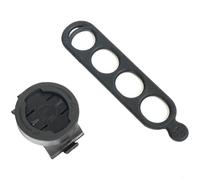 Nexbrill Supporto per computer da bici per Garmin e per WAHOO, robusto supporto in nylon silicone con cinghia, installazione senza attrezzi per manubri circolari da 25-45 mm, design compatto per