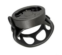 Nexbrill Supporto per computer da bici per Garmin e per WAHOO, robusto supporto in silicone di nylon con cinghia, installazione senza attrezzi per manubri circolari da 25-45 mm, design compatto per