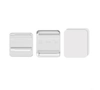 Nexbrill Supporto per pedaggio auto per parabrezza, organizer con guida scorrevole stabile, nessun ostacolo alla visione, facile da montare, in ABS, per accessori interni del veicolo (trasparente)