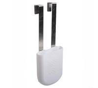 Nexbrill Supporto per tablet per la pulizia del serbatoio del WC, con gancio in acciaio inox, dispenser in plastica antiruggine per detergenti nel serbatoio, facile da installare, senza bisogno di