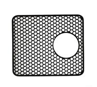 Nexbrill Tappetino in silicone per lavello da cucina, antiscivolo, con design a nido d'ape, scolapiatti pieghevole per lavelli della fattoria, tappetino per asciugare utensili facile da pulire, 34 x