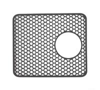 Nexbrill Tappetino in silicone per lavello da cucina, antiscivolo, con design a nido d'ape, scolapiatti pieghevole per lavelli della fattoria, tappetino per asciugare utensili facile da pulire, 34 x