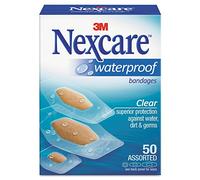 Nexcare - Bende trasparenti impermeabili, misure assortite, 50 bende