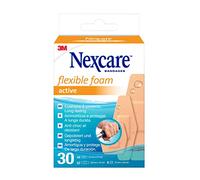 Nexcare CerottiActive Flexible Foam, assortiti, confezione da 30 pezzi