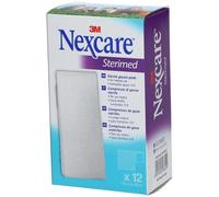 GARZA COMPRESSA NEXCARE STERIMED IN COTONE 20 FILI 18X40CM 12 PEZZI