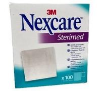 3M Nexcare Garza compressa Sterimed in cotone idrofilo 20 fili 10x10 100 pezzi