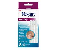 Nexcare Strisce cutanee per suture Steri-Strip, Assorted, 8/Pack
