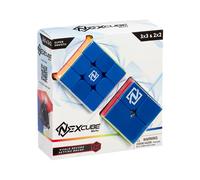 Nexcube 3x3 + 2x2 Classico, Il Cubo per Imparare, multicolore, Cubo per Speedcuber, Massima Velocità, senza Adesivi con Riposizionamento Preciso e doppio sistema di regolazione