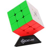 Nexcube Pro 3X3 - Rompicapo - Da 8 anni in su - Cubo per Speedcuber Professionisti - Senza Adesivi - Angoli Arrotondati a Rotazione Facile - Riposizionamento Preciso E Doppio Sistema Di Regolazione
