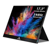 NexiGo 144Hz 17,3 Pollici Monitor Portatile da Gioco, FreeSync, G-SYNC Compatibile, FHD IPS Display per Computer, Schermo per la Cura degli Occhi con HDMI/Tipo C per Laptop/MAC/Surface/PS4/Xbox/Switch