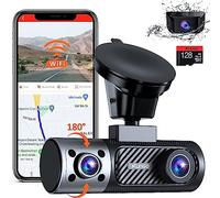 NexiGo 3 Channel Dash Cam with Rotatable Interior/Front Camera, Sony_Sensors, Front and Rear with Cabin, 2K-1440P+1080P+1080P, Super Night Vision, 24hr Parking Mode, GPS, WiFi, G-Sensor