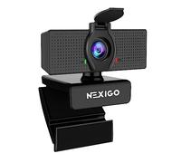 NexiGo N60 Webcam 1080P con Microfono, FOV Regolabile, Zoom, Controllo Software e Copertura Privacy, USB HD Camera Web per Computer, Plug and Play, per Zoom/Skype/Teams