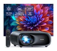 NexiGo PJ40 (Gen 3) Proiettore con WiFi e Bluetooth, Calibrato D65, Nativo 1080P, Supportato 4K, Proiettore per Film All'aperto, Altoparlanti da 20W, Compatibile con TV Stick, iOS, Android