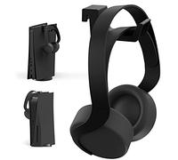 NexiGo Supporto per cuffie PS5, design minimalista, mini gancio per cuffie con barra di supporto in alluminio, per cuffie da gioco Sony Playstation 5, nero
