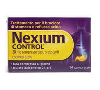 Nexium CONTROL Antiacido per Bruciore di Stomaco e Reflusso Esomeprazolo 14 Compresse
