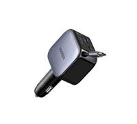 Nexode 60W Caricatore Auto USB C Retrattile Accendisigari USB C 30W 3 Porte