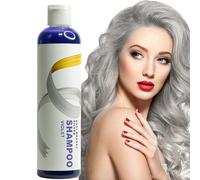 Nexolla Shampoo Antigiallo Per Capelli Biond,Shampoo Viola,Shampoo Tonificante per Capelli Biondi Decolorati Platini Argenti Bianchi Grigi Cenere,Rivitalizza i Capelli Biondi,Decolorati e Con Meches