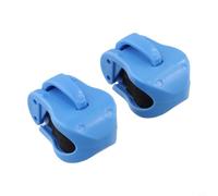 NexRen 2 clip di supporto per canna da pesca per tenere le canne verticalmente o orizzontalmente durante il trasporto per ridurre al minimo i grovigli indotti dal movimento (blu)