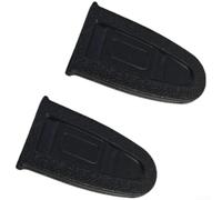 NexRen 2 coperture per motosega in plastica nera da 10,2 cm, con design compatto e protezioni per fodero di stoccaggio sicuro, compatibili con i modelli di motosega standard per una protezione