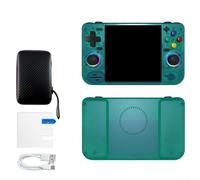 NexRen Console di gioco portatile con messa a fuoco retrò con oltre 20000 giochi preinstallati e integrazione WiFi completa per il gioco (128G verde)