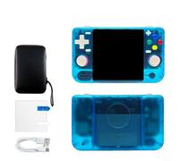 NexRen Console di gioco portatile con messa a fuoco retrò con oltre 20000 giochi preinstallati e integrazione WiFi completa per il gioco (128G blu)