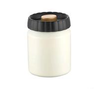 NexRen Contenitore ermetico in acciaio inox, per chicchi di caffè e foglie di tè, materiale di grado 304, resistente alla luce, resistente all'umidità, per dispensa (bianco)