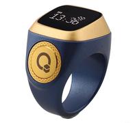 NexRen IQibla Smart Prayer Counter Ring con resistenza all'acqua e vibrazione promemoria per pratica spirituale (20 mm blu)