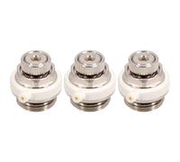 NexRen Presa d'aria automatica per radiatore BSP da 1,27 cm, con guarnizione a disco gonfiabile, tecnologia autosanguinante e manopola a tre posizioni per commutazione modalità (3 pezzi)