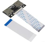 NexRen Scheda adattatore per unità a stato solido con doppio supporto per memoria SD, SDXC e TF, 40 pin per connessione CE o ZIF, design compatto in metallo da 1 x 1,8 pollici per stoccaggio di