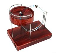 NexRen Scultura decorativa a macchina con movimento interattivo, arte scientifica per ufficio e casa, ideale per bambini (rosso vinaccio)