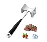 NEXROLA Batticarne, Martello per Carne, Doppio Lato Schiaccia Carne, Mallet Cucina, con Impugnatura in Gomma Antiscivolo, per Cotolette, Cotoletta, Pollo, Polpettone, Costolette