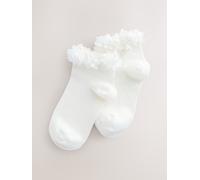 Next 2 Confezione di calzini alla caviglia in cotone per damigelle d'onore 116122cm crema