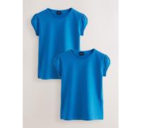 Next 2 Confezione di T Shirt con maniche a sbuffo (3-16anni) 152158cm blu
