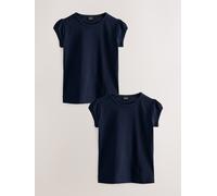 Next 2 Confezione di T Shirt con maniche a sbuffo (3-16anni) 98104cm blu