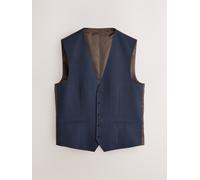 Next A quadri - Gilet da completo 40r blu